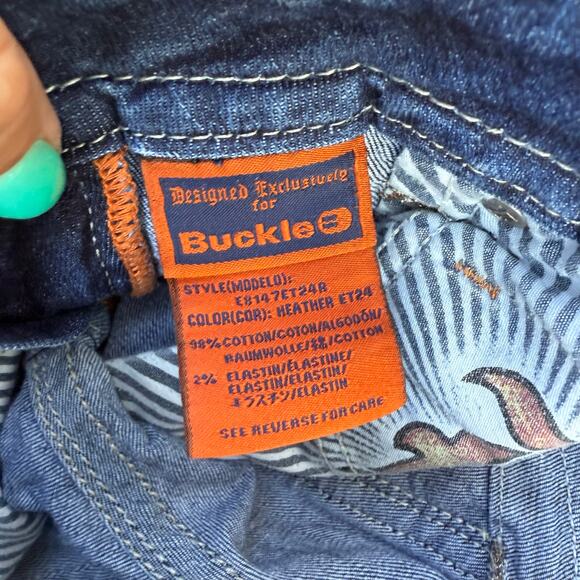 Rock Revival Dark Blue Straight Leg Jeans - Picture 10 of 10